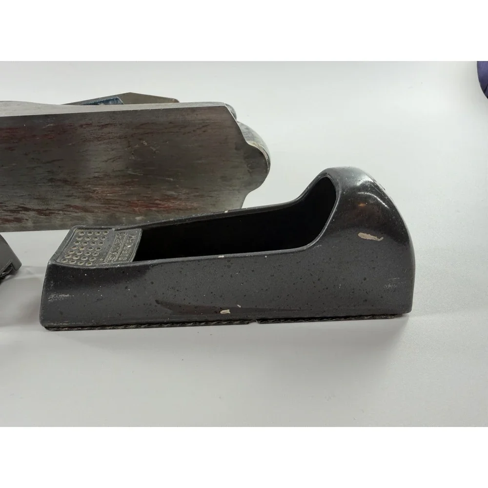 Vintage Stanley Handyman H1204 Bench Plane + 2 Tool Shop Surform Rasps USA